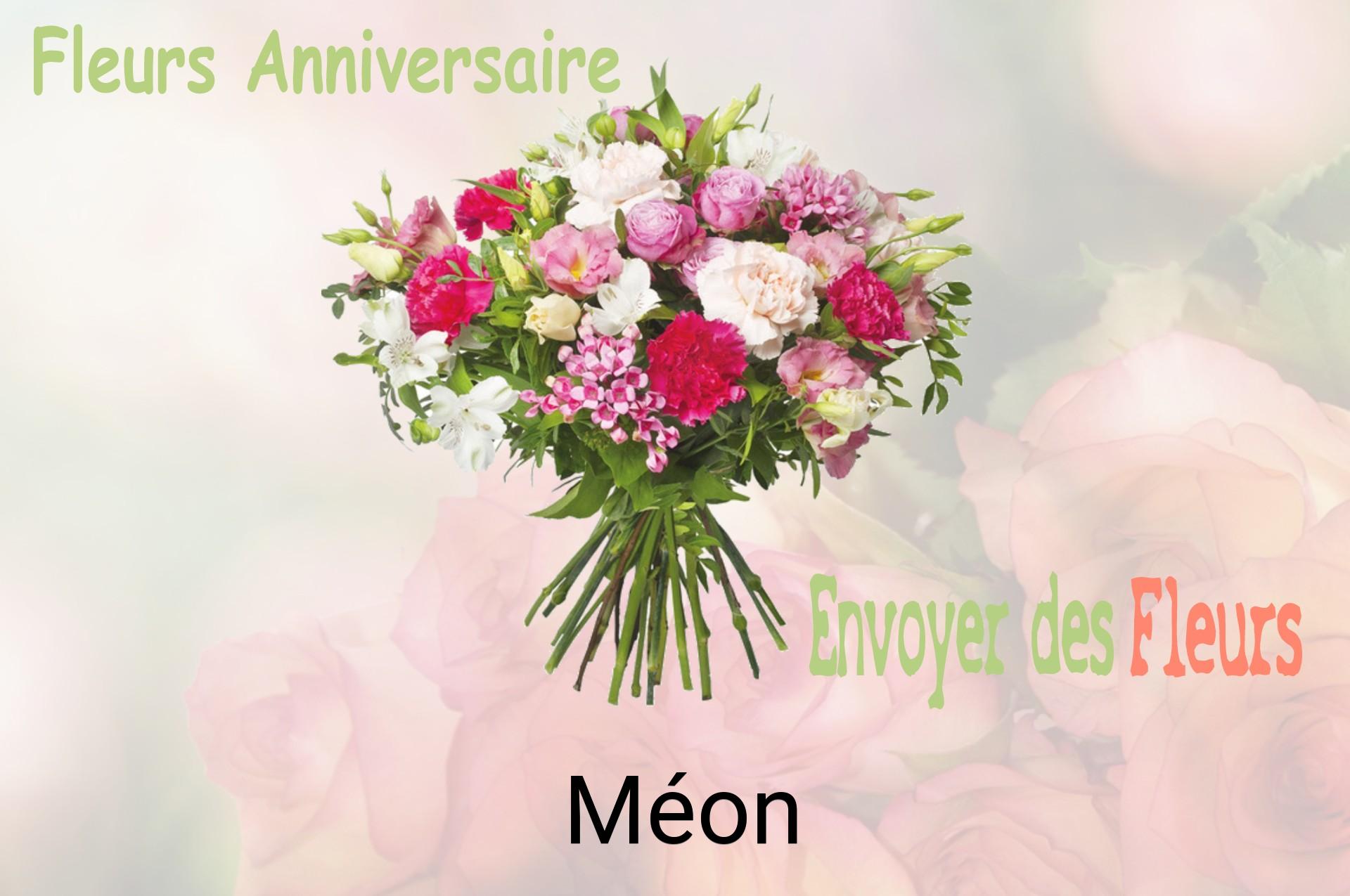 Bouquet de fleurs d’anniversaire livré à Méon